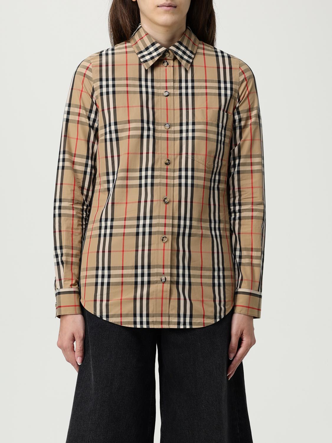 Burberry Shirt Woman Beige