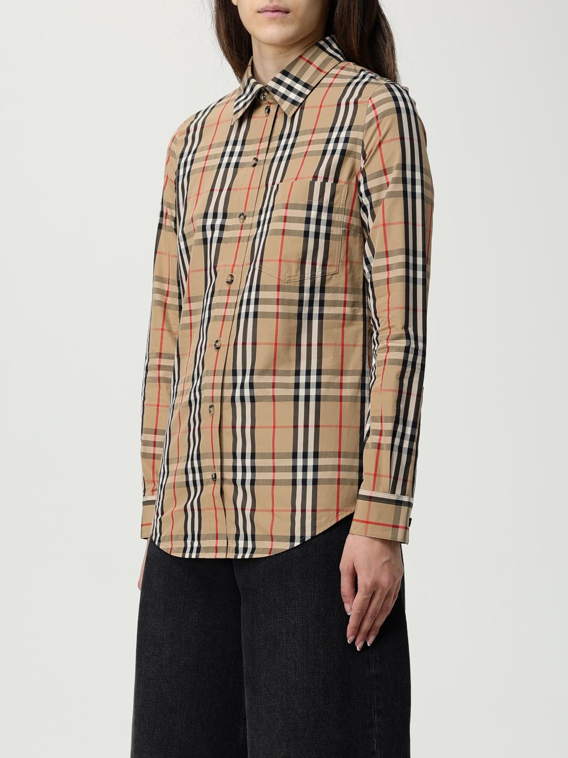Burberry Shirt Woman Beige