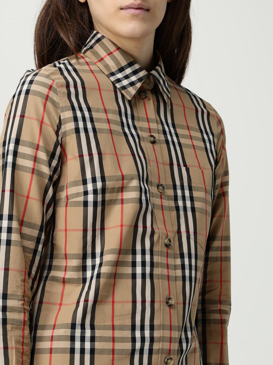 Burberry Shirt Woman Beige