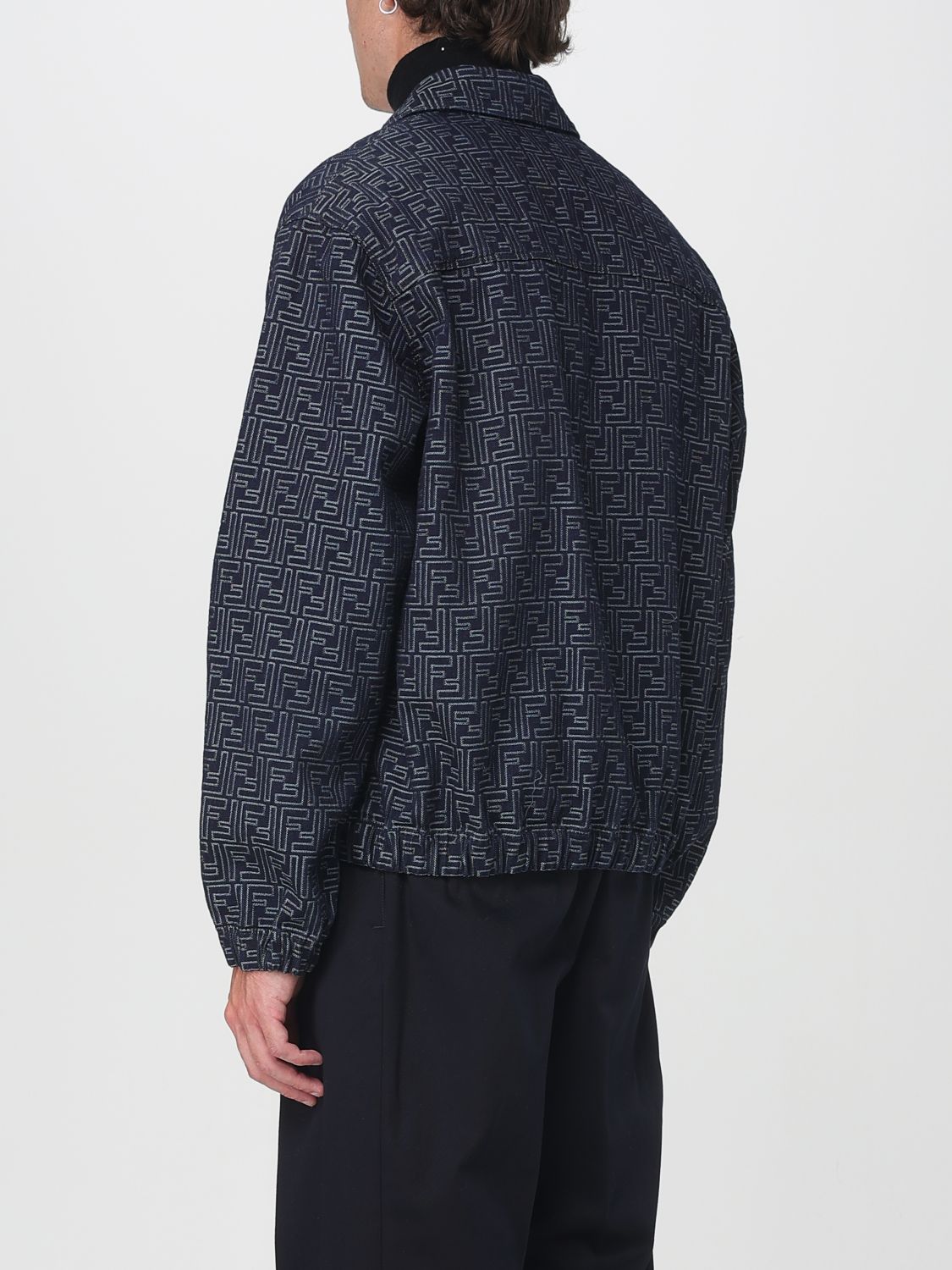 Fendi Jacket Men Blue