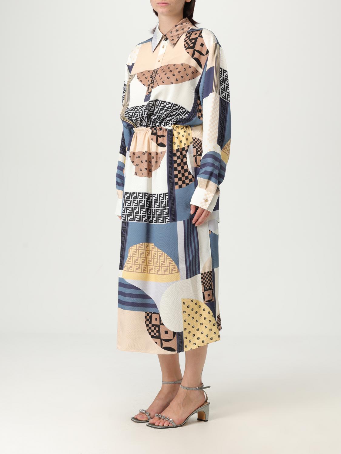 Fendi Dress Woman Blue