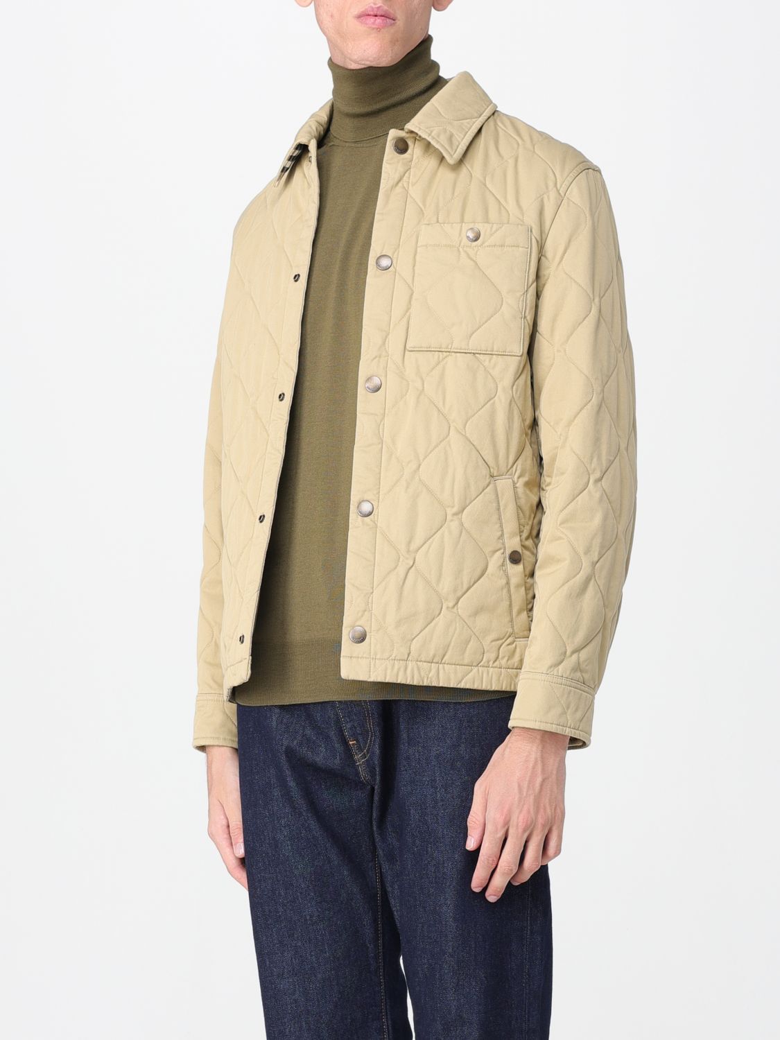 Burberry Coat Men Beige