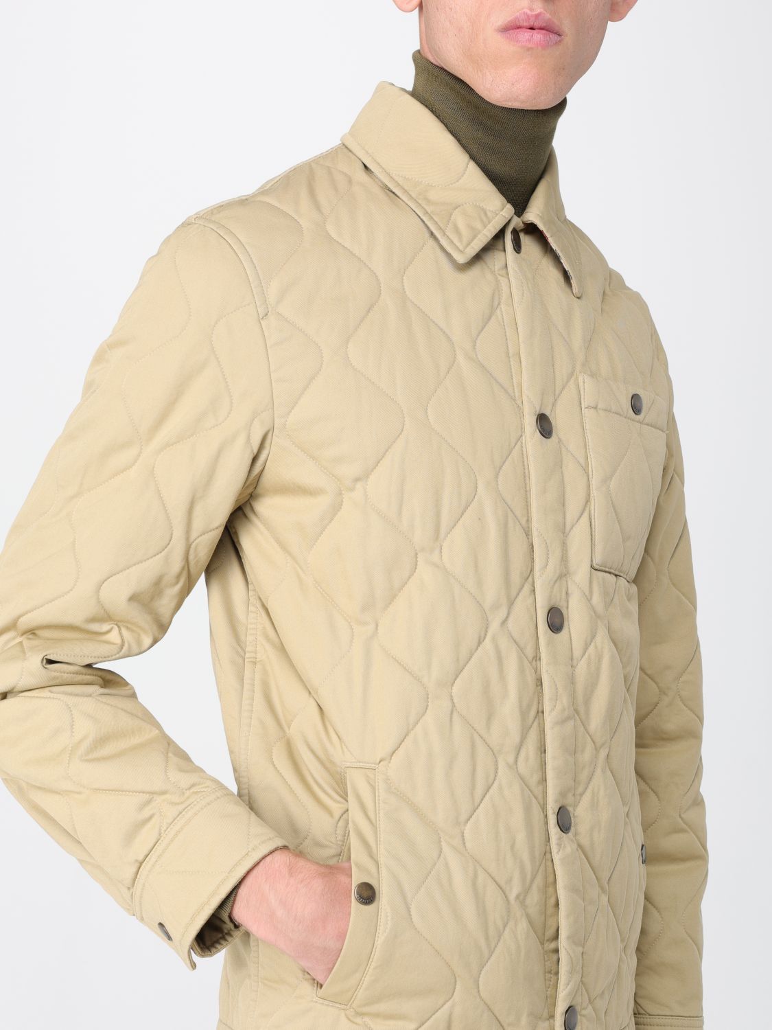 Burberry Coat Men Beige