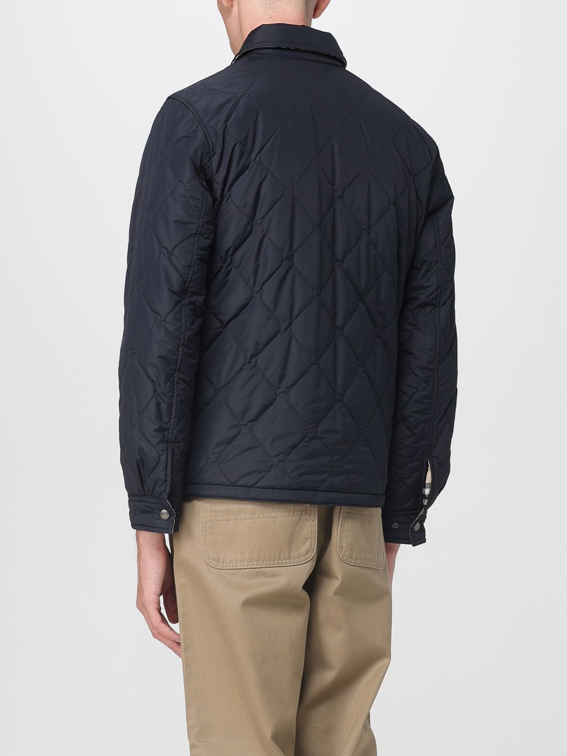 Burberry Coat Men Blue