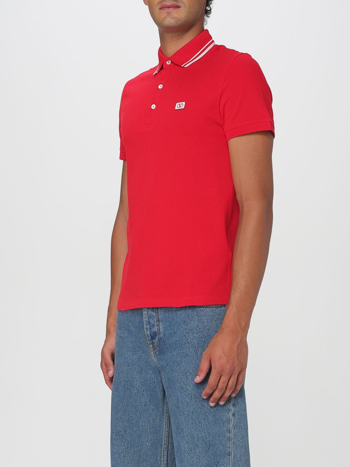 Valentino Polo Shirt Men Red