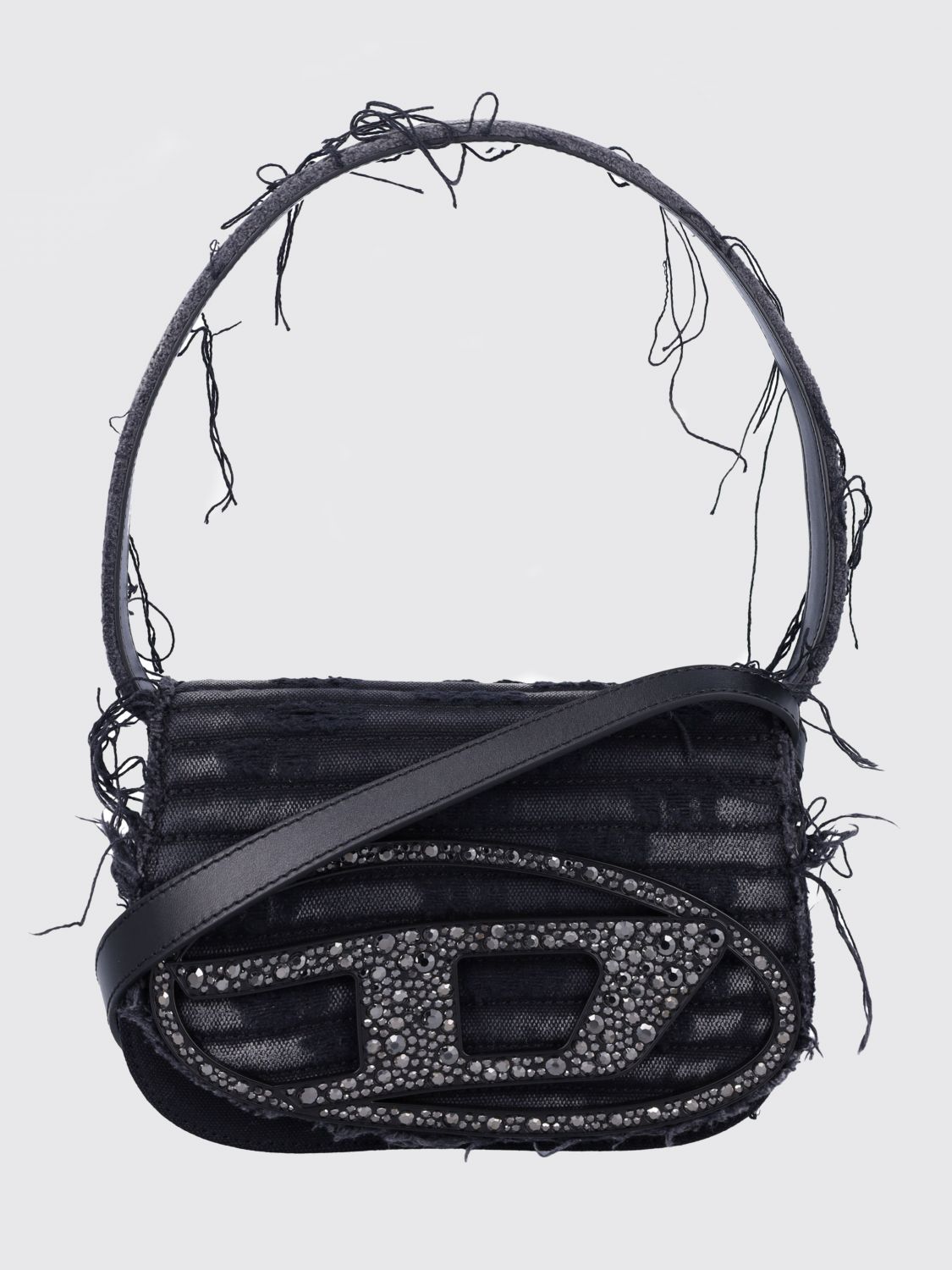 Diesel Shoulder Bag Woman Black