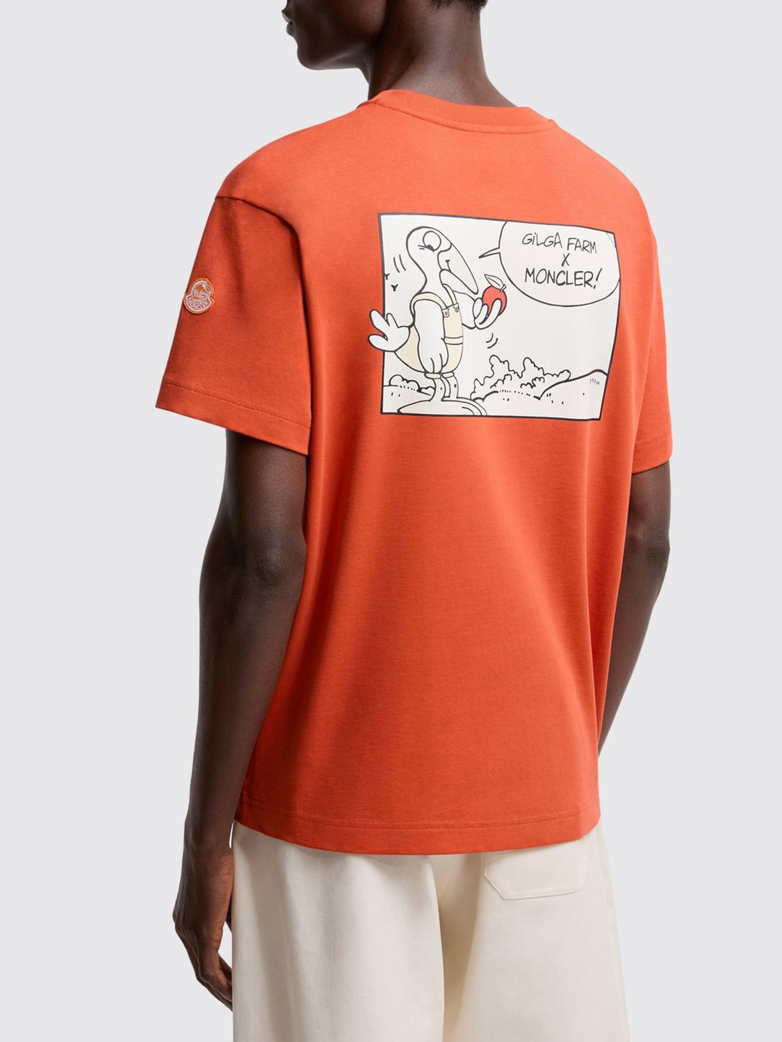 Moncler T Shirt Men Orange