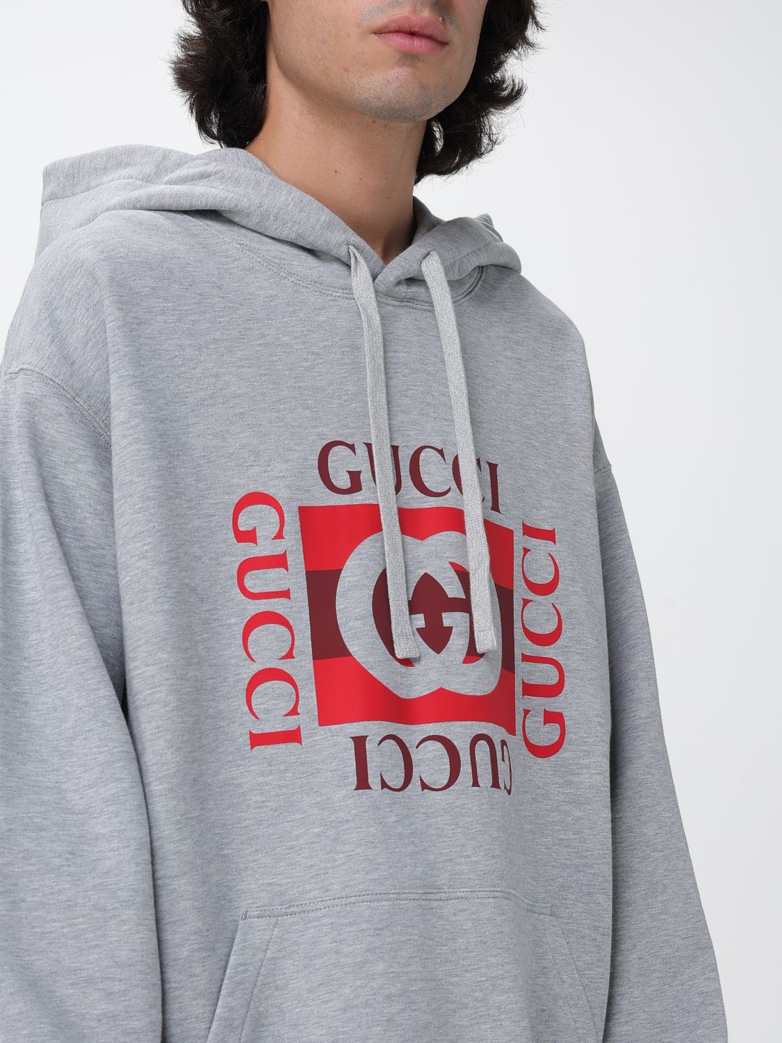 Gucci Sweatshirt Men Grey