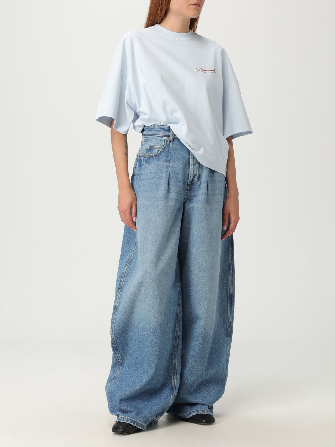 Jacquemus T Shirt Woman Blue