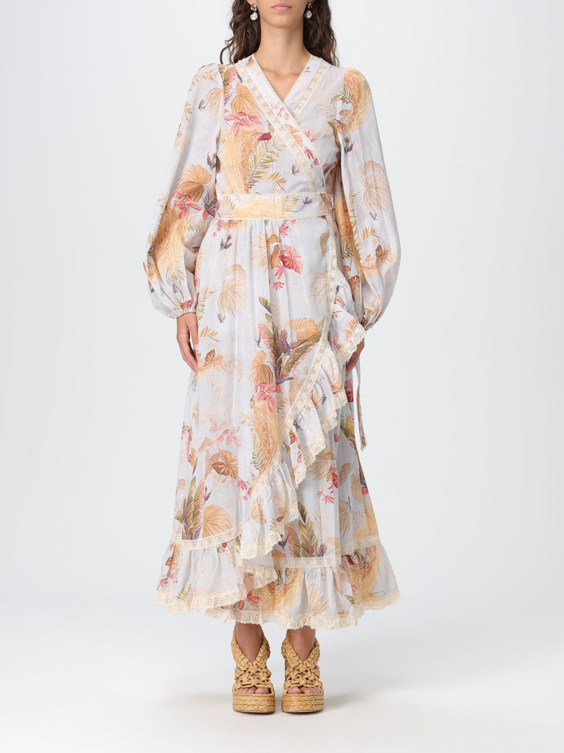 Zimmermann Dress Woman Gnawed Blue