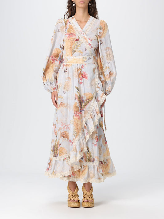 Zimmermann Dress Woman Gnawed Blue