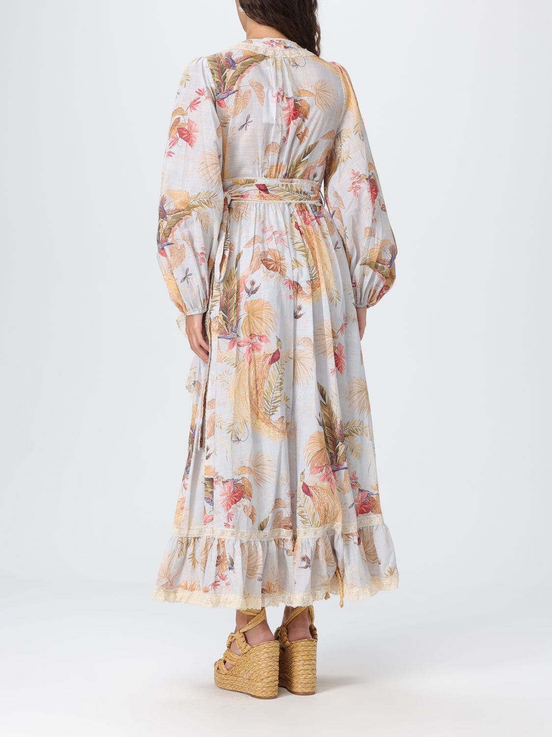 Zimmermann Dress Woman Gnawed Blue