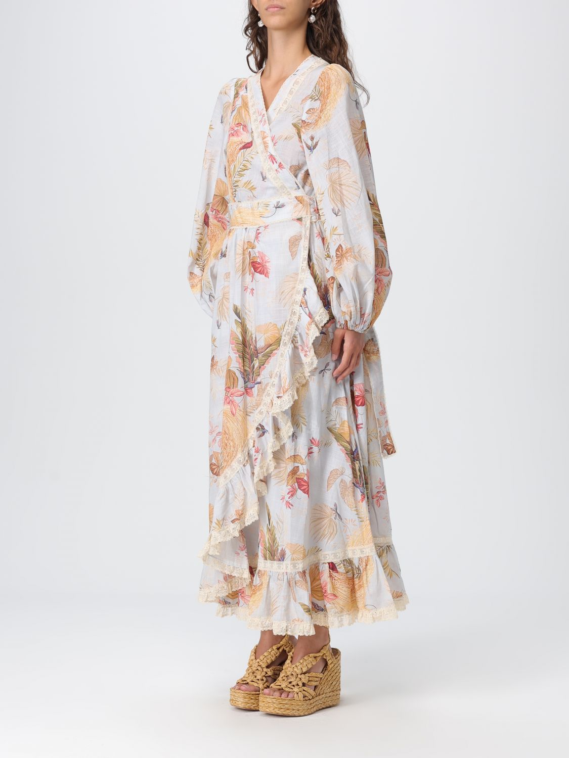 Zimmermann Dress Woman Gnawed Blue