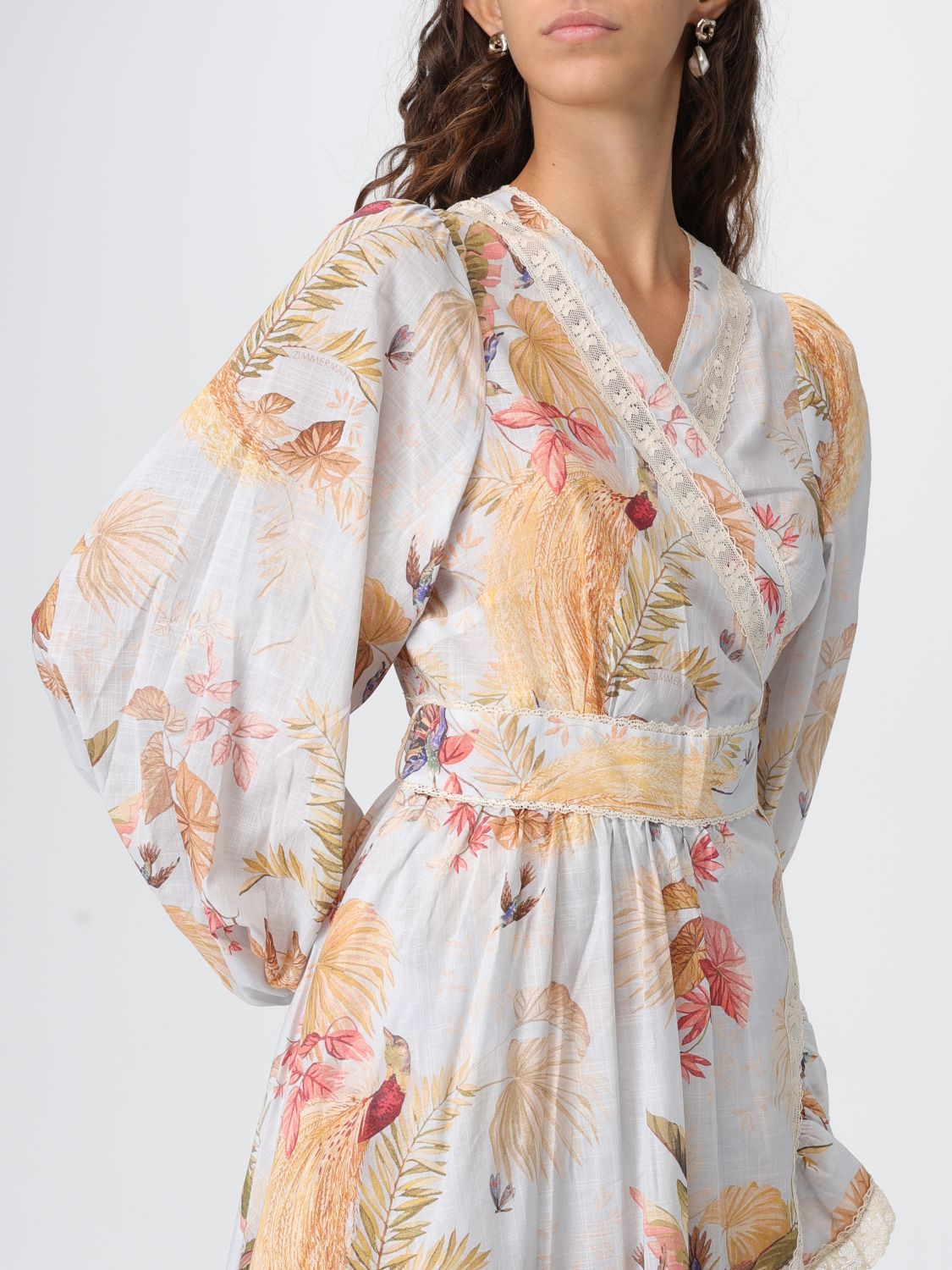 Zimmermann Dress Woman Gnawed Blue