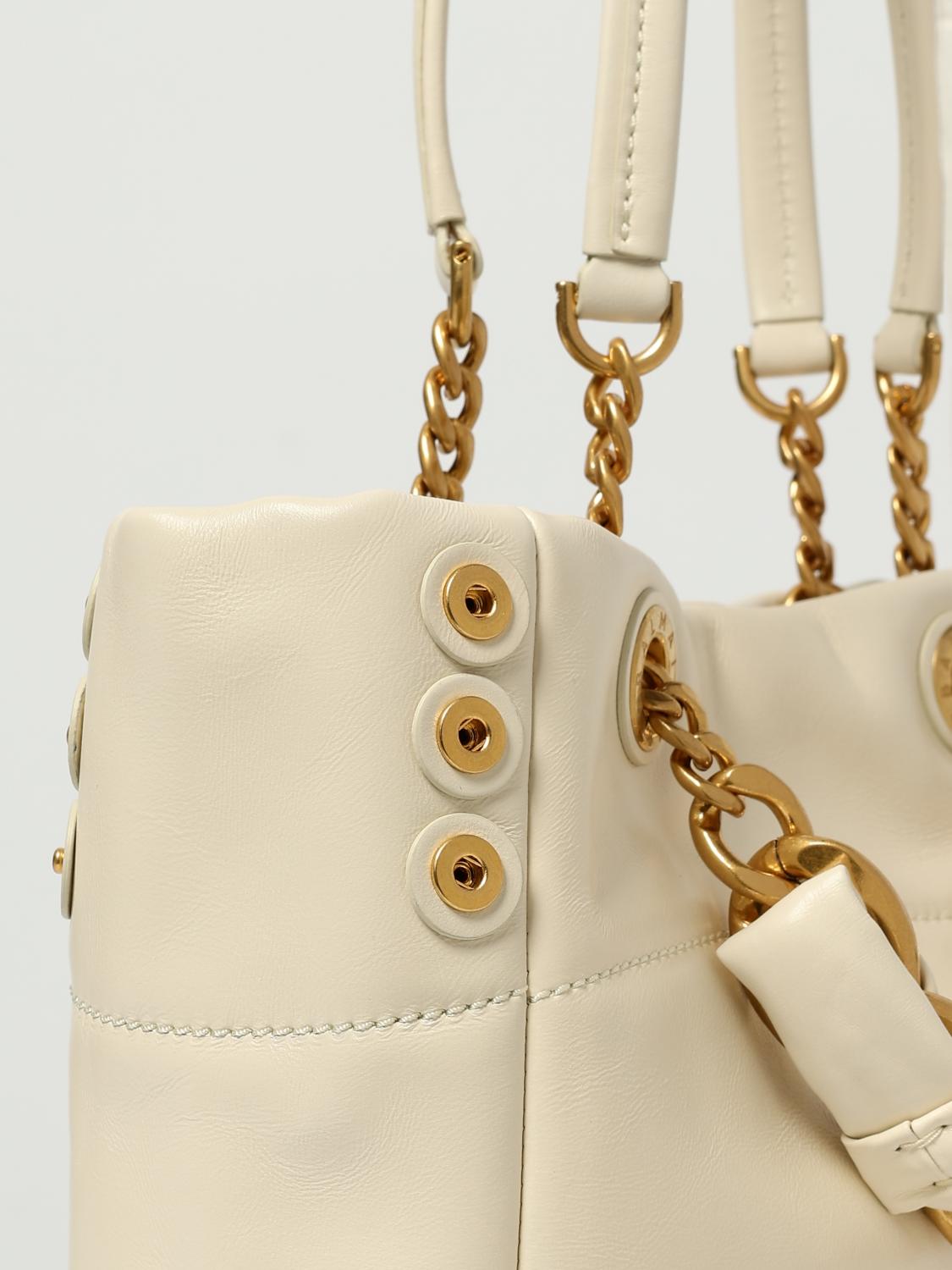 Balmain Shoulder Bag Woman Beige