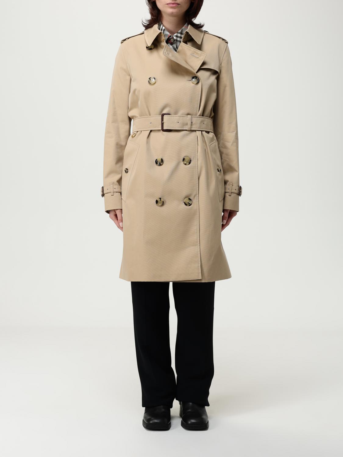 Burberry Coat Woman Honey