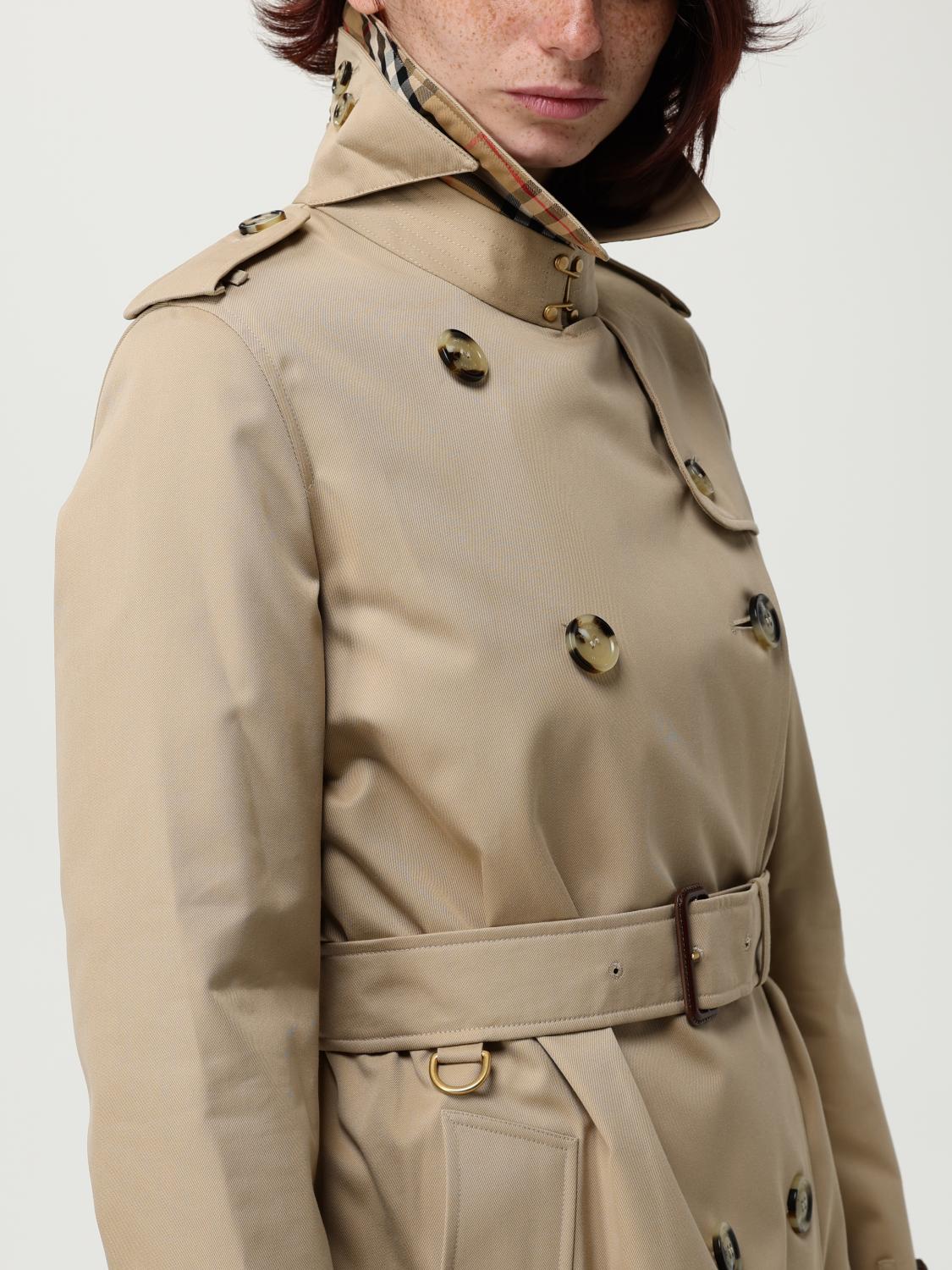 Burberry Coat Woman Honey