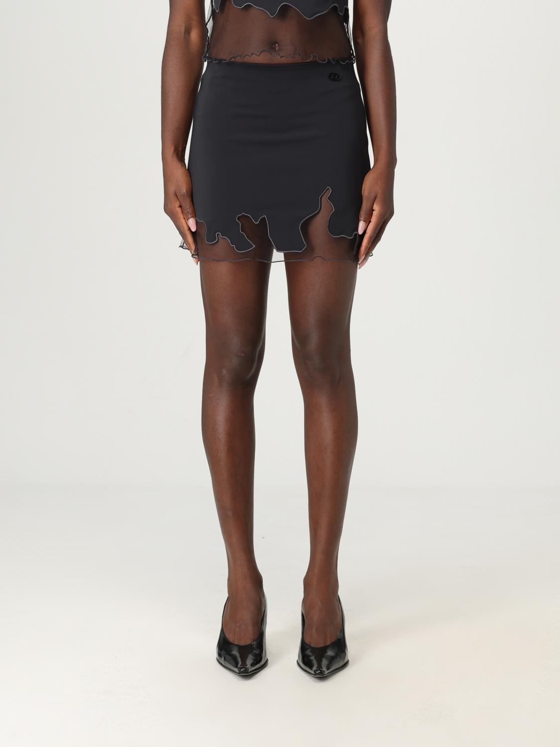 Diesel Skirt Woman Black