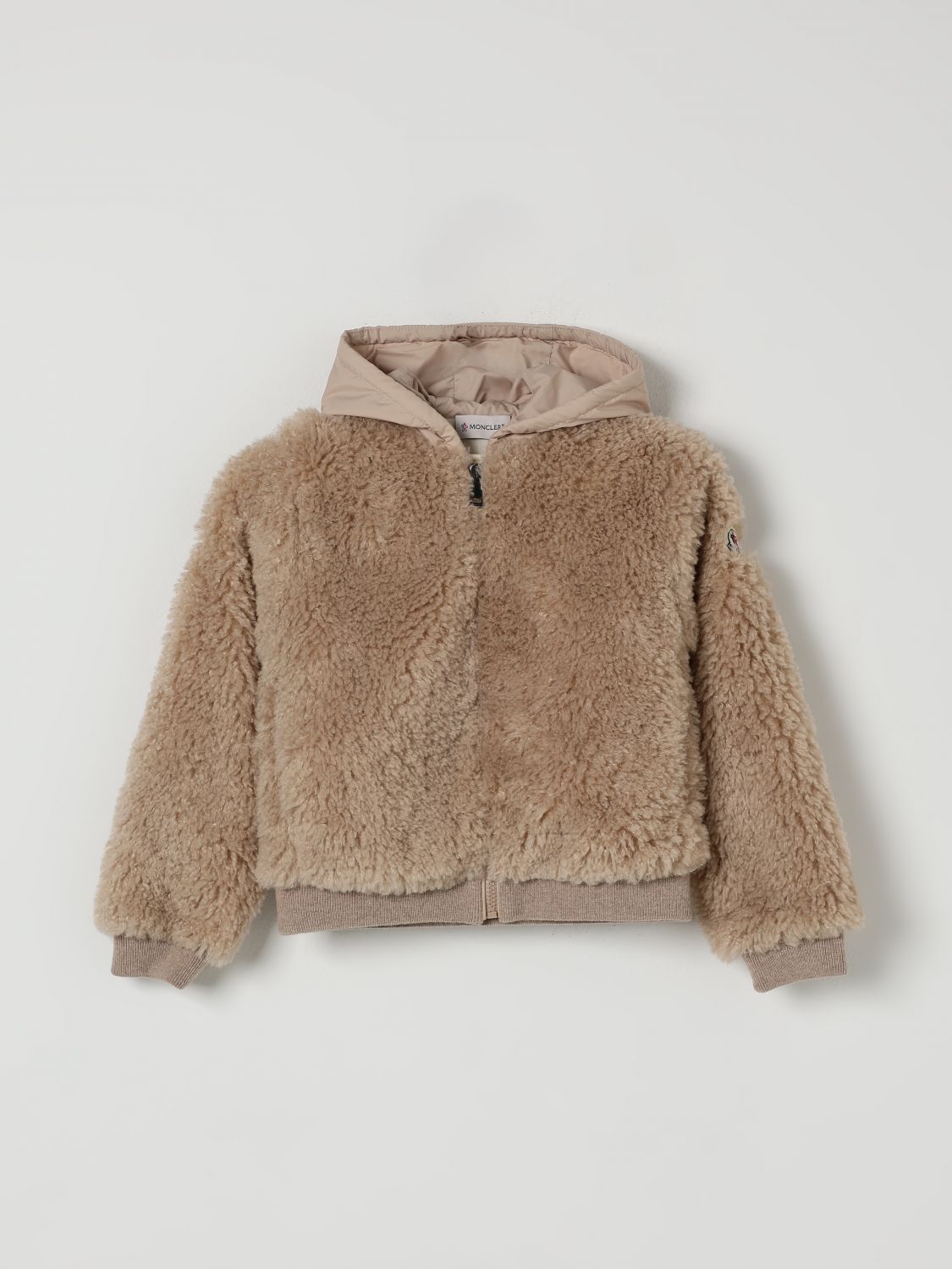Moncler Coat Kids Beige