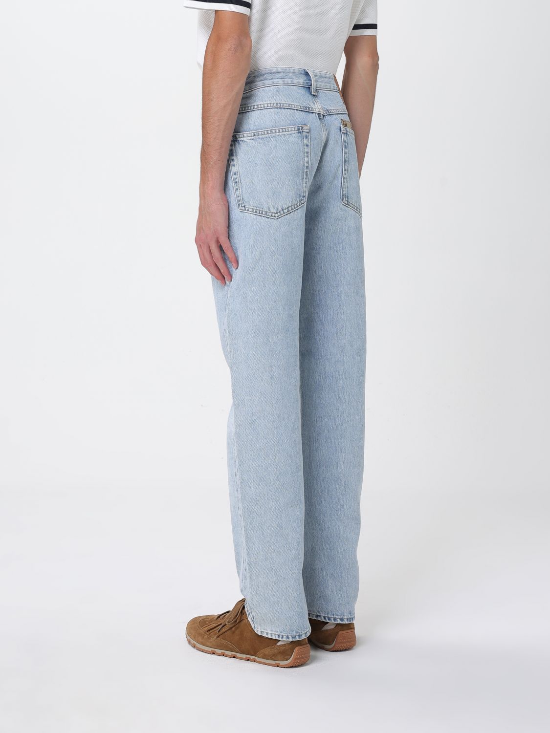 Gucci Jeans Men Gnawed Blue
