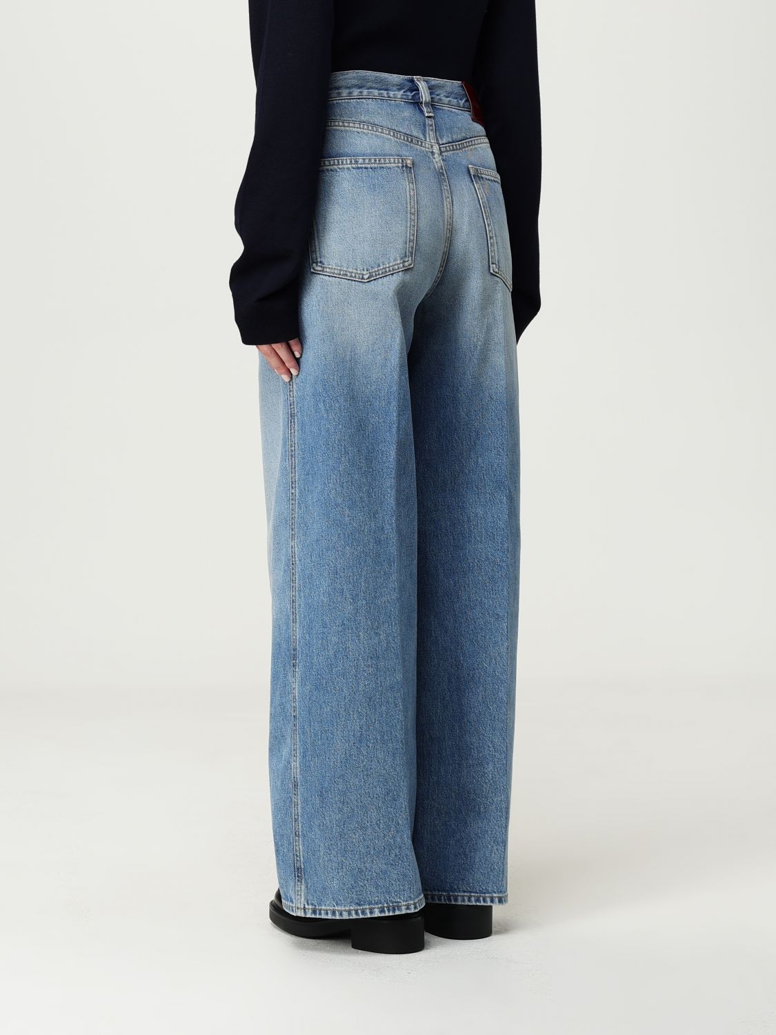 Gucci Jeans Woman Gnawed Blue