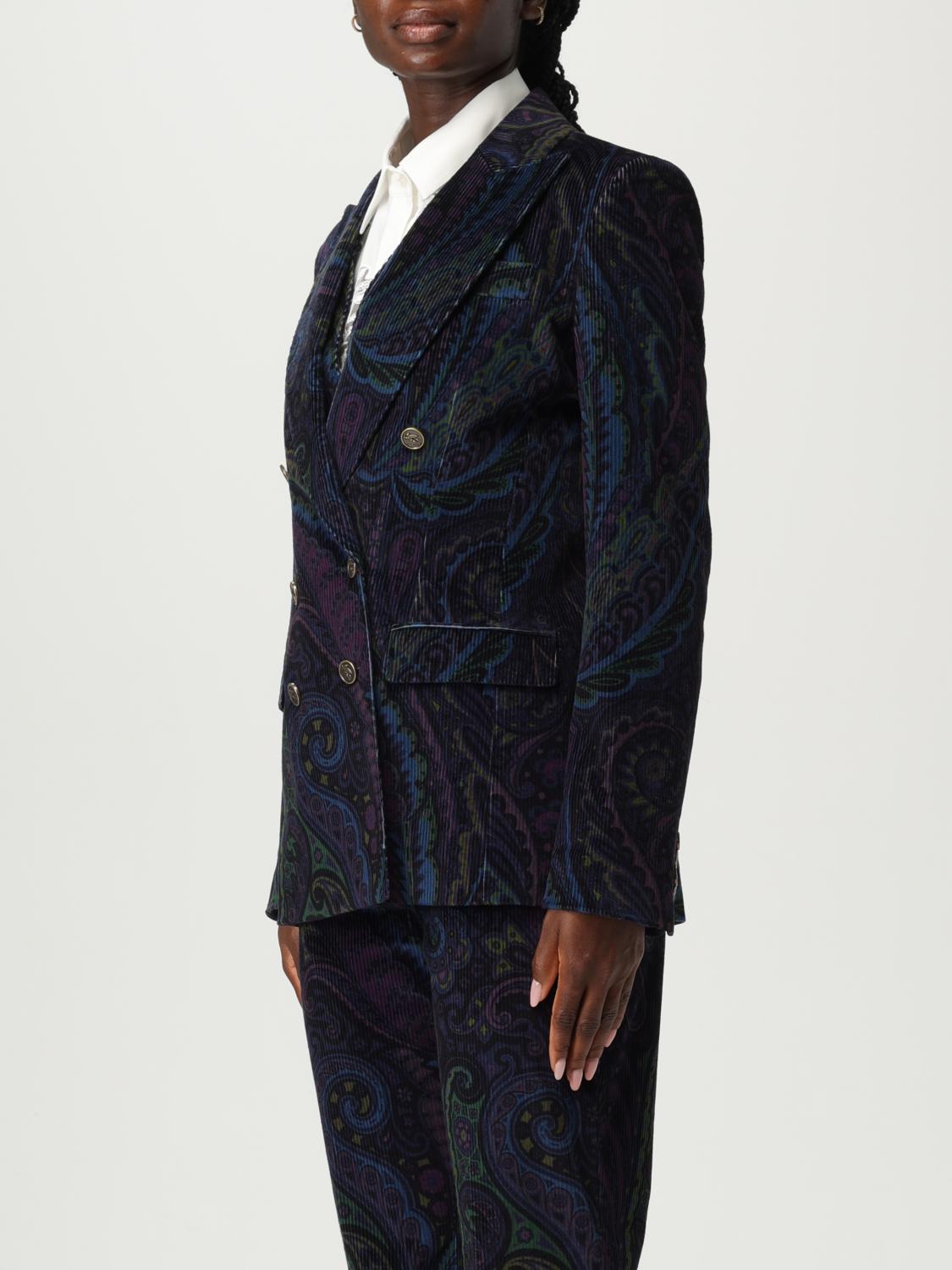 Etro Blazer Woman Blue