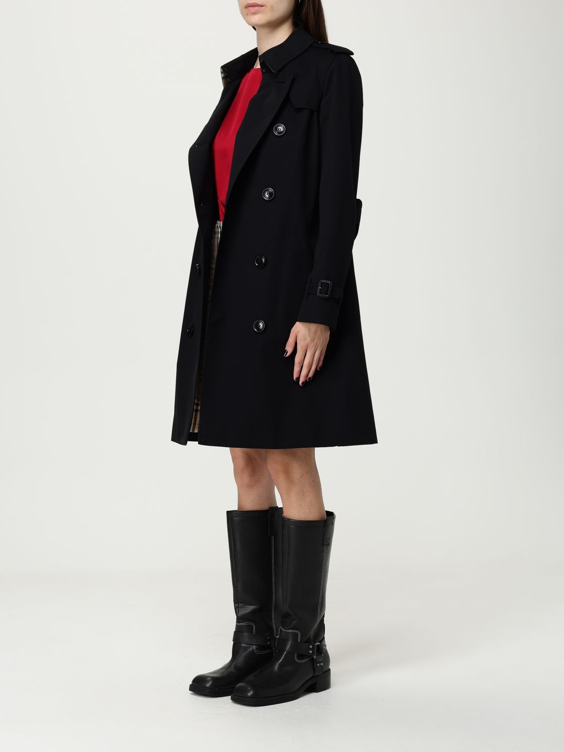Burberry Coat Woman Black