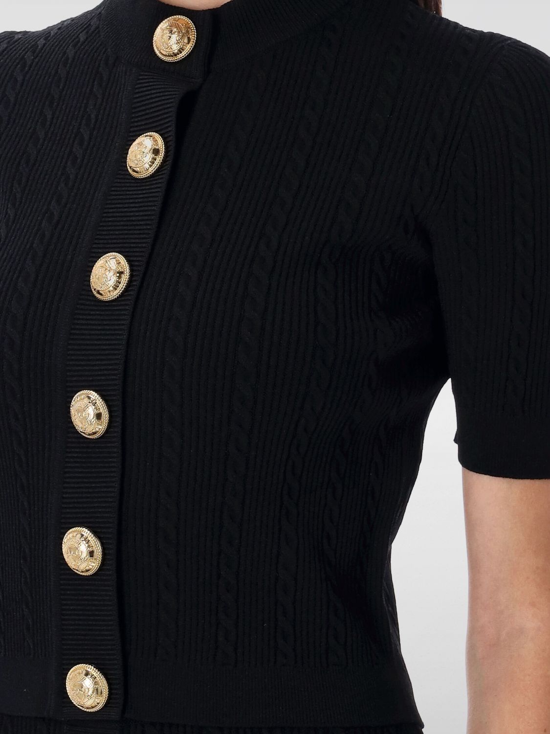Balmain Cardigan Woman Black