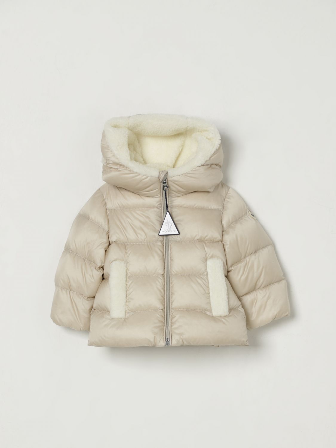 Moncler Jacket Kids Beige