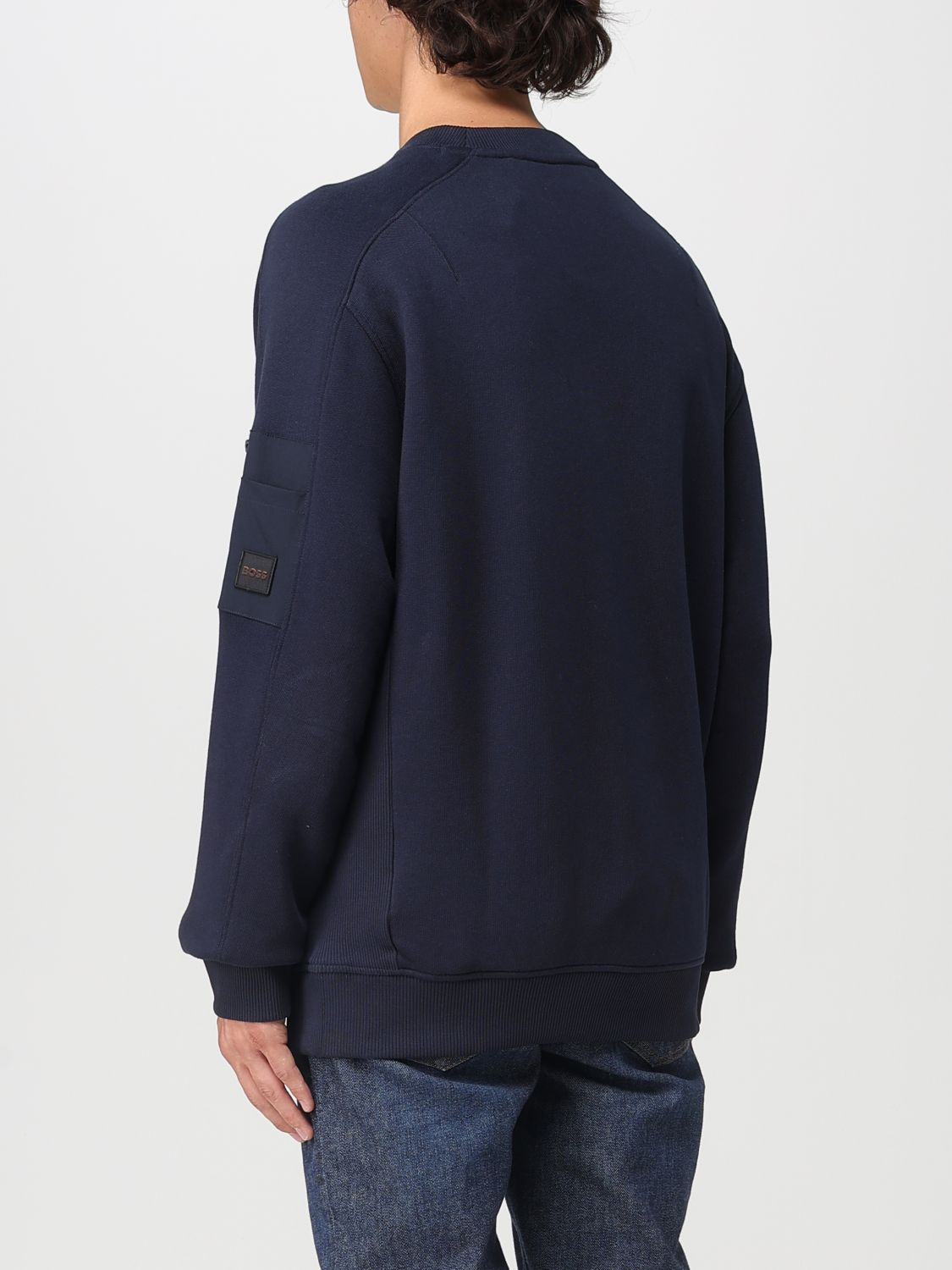 Boss Sweatshirt Men Blue