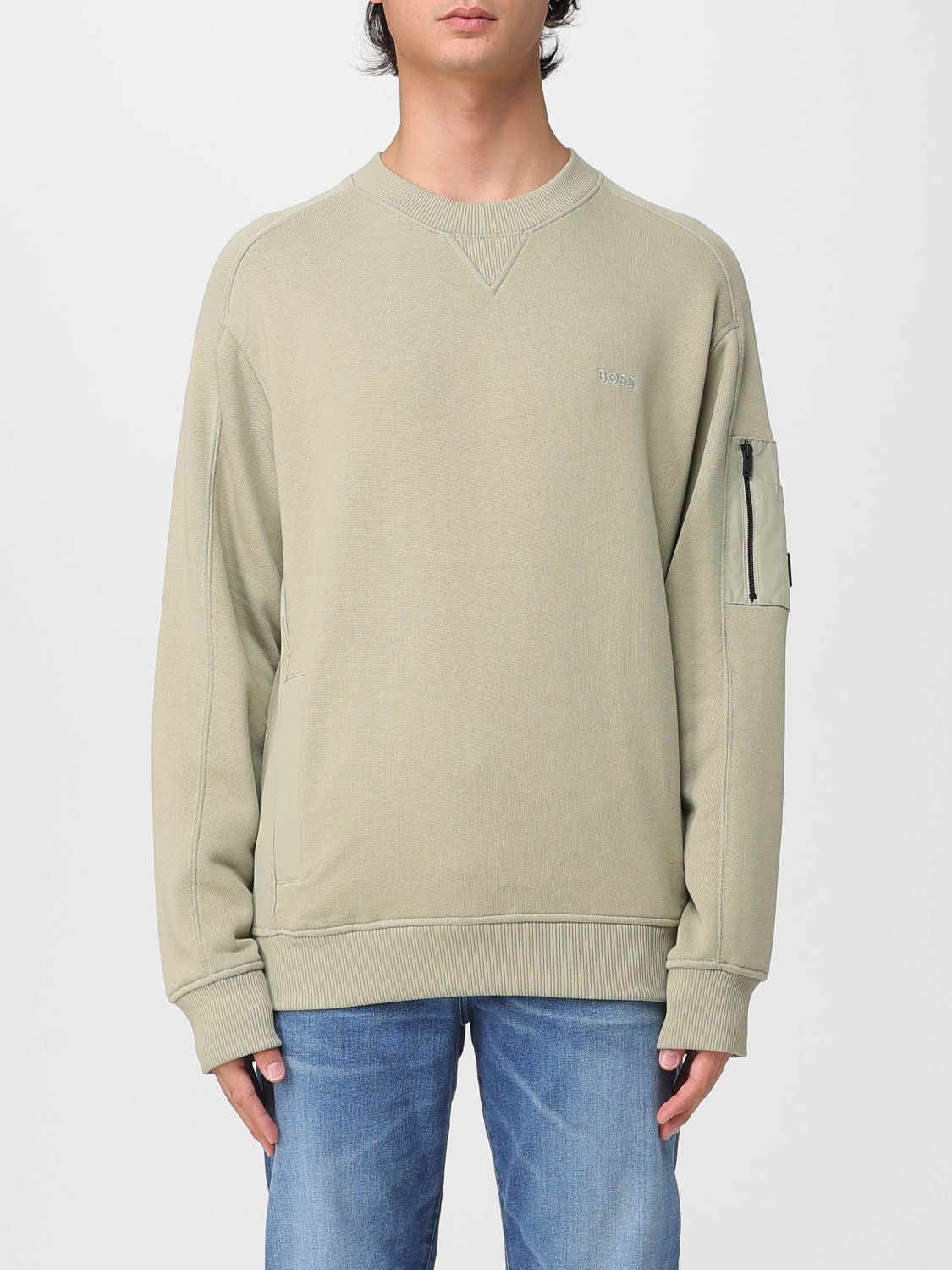 Boss Sweatshirt Men Blue