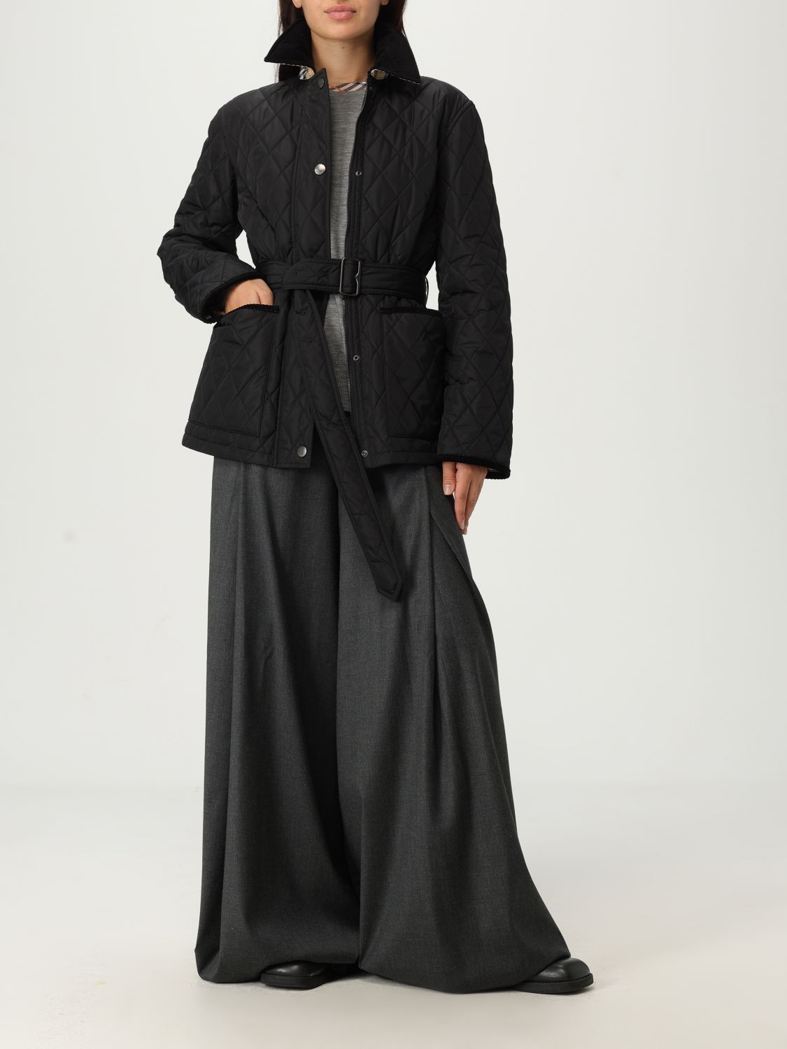 Burberry Jacket Woman Black