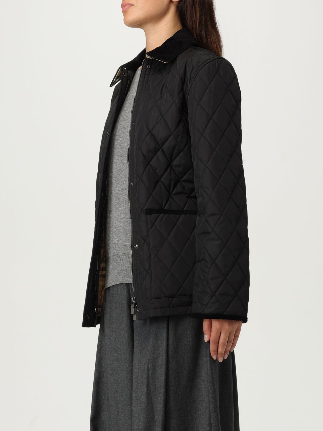 Burberry Jacket Woman Black