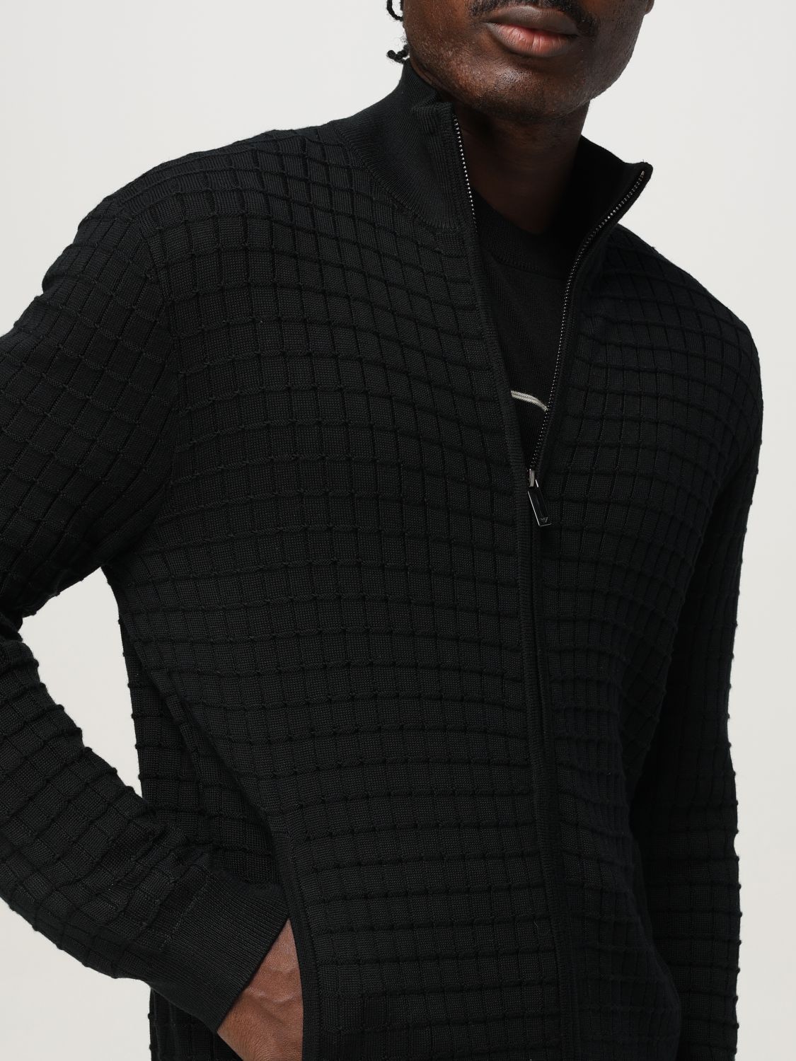 Emporio Armani Cardigan Men Black