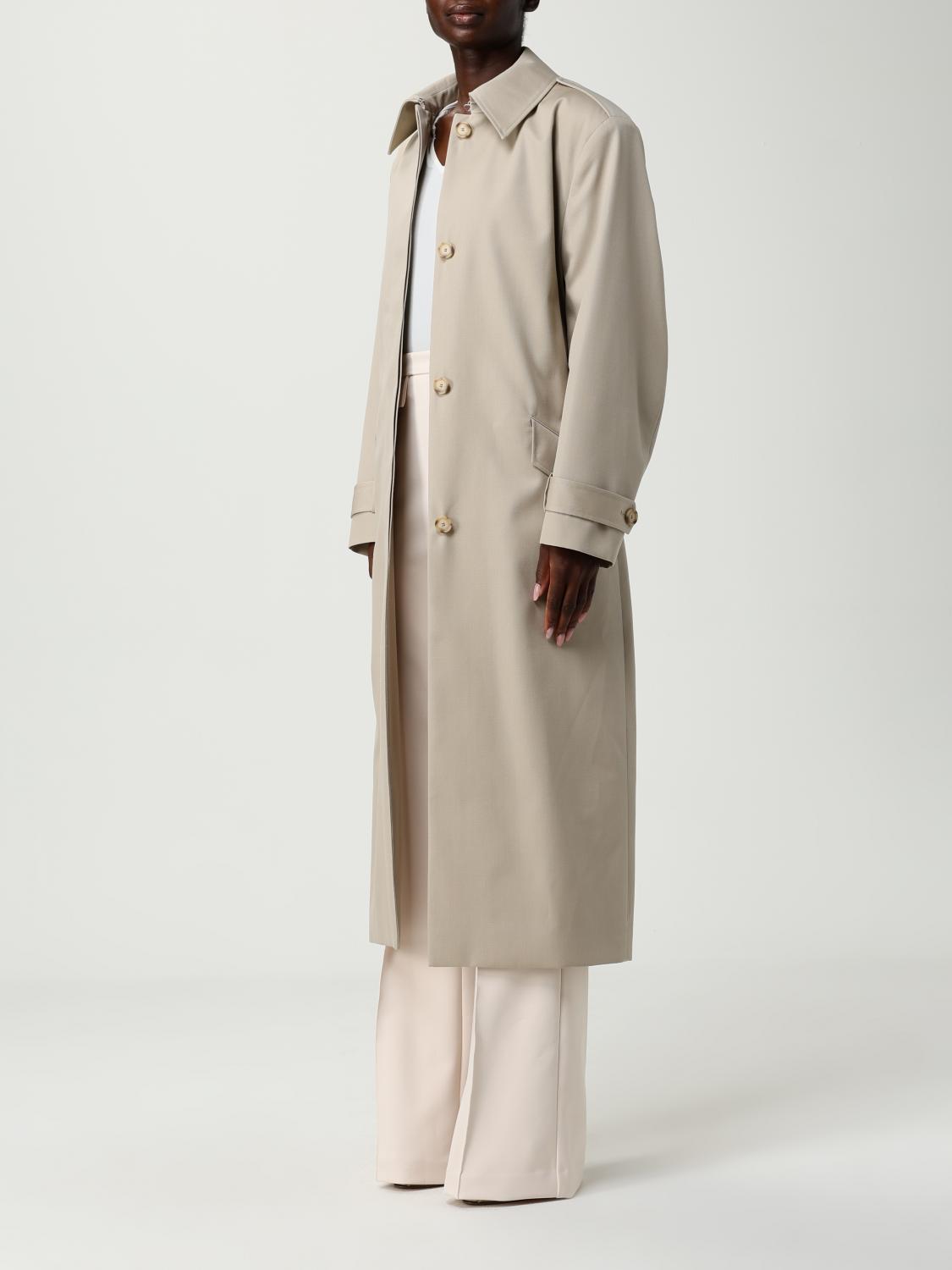 Boss Coat Woman Beige