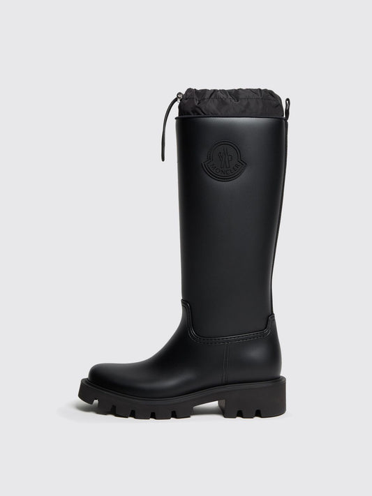 Moncler Flat Ankle Boots Woman Black