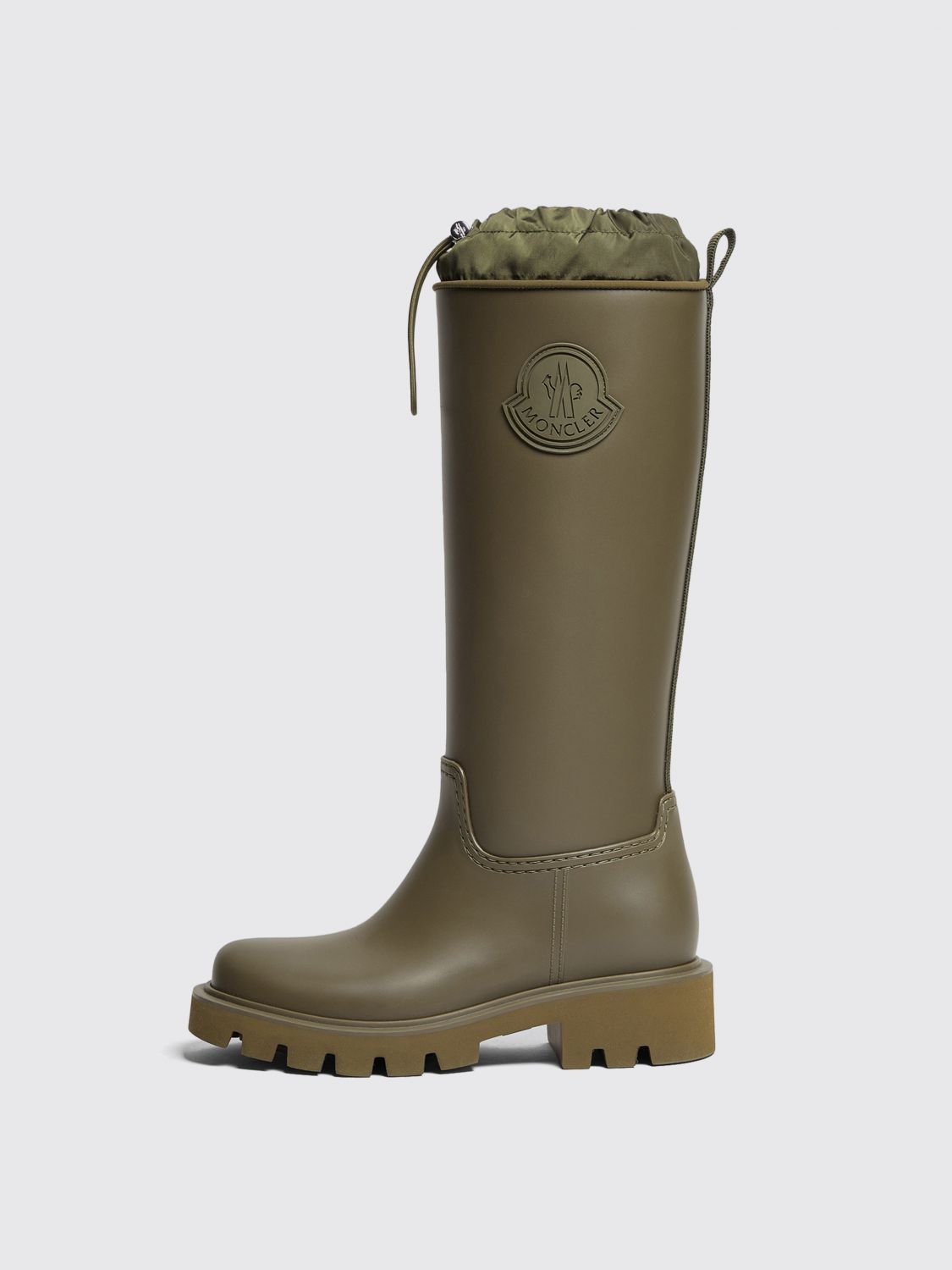 Moncler Flat Ankle Boots Woman Black