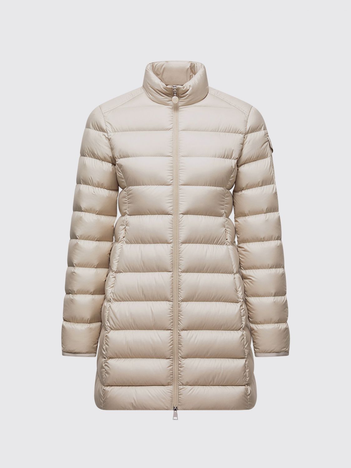 Moncler Coat Woman Beige