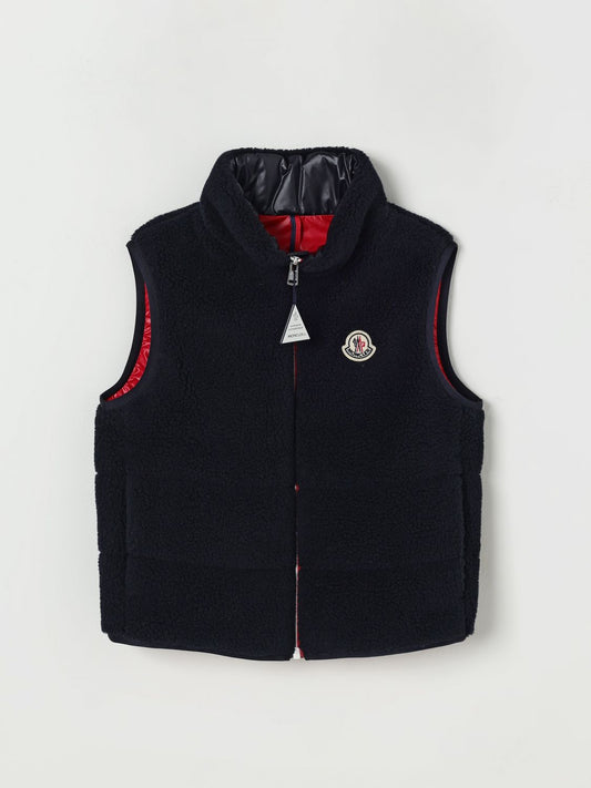 Moncler Waistcoat Kids Blue