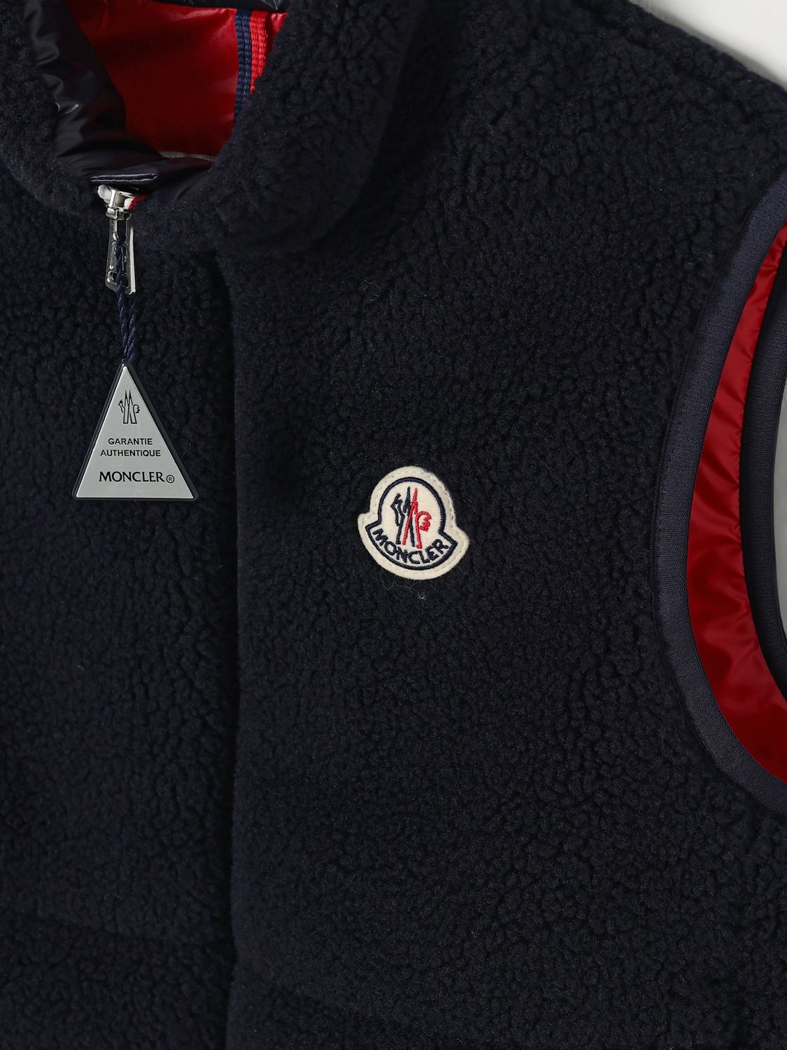 Moncler Waistcoat Kids Blue