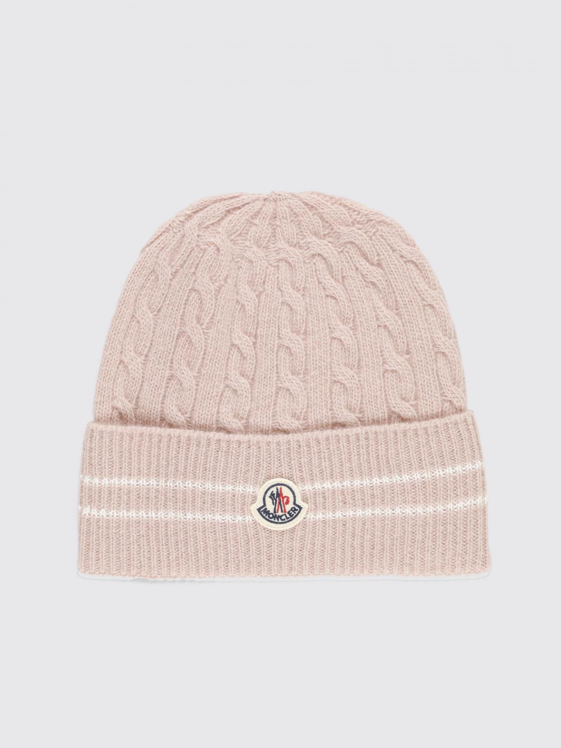 Moncler Girls' Hats Kids Pink