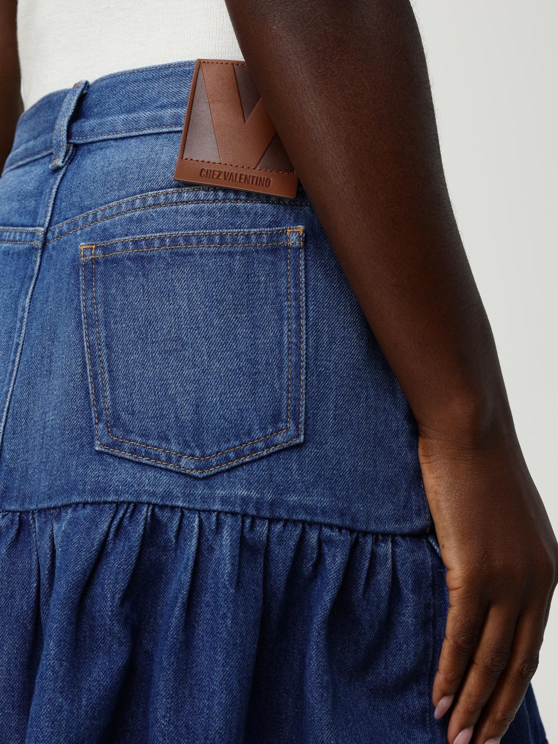 Valentino Skirt Woman Blue