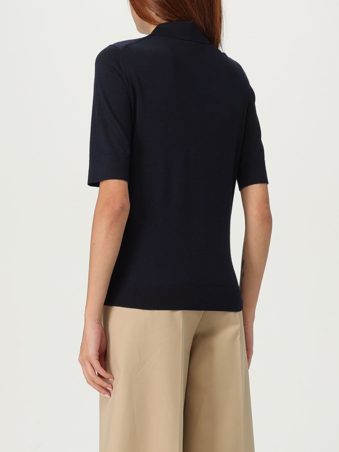 Boss Polo Shirt Woman Beige