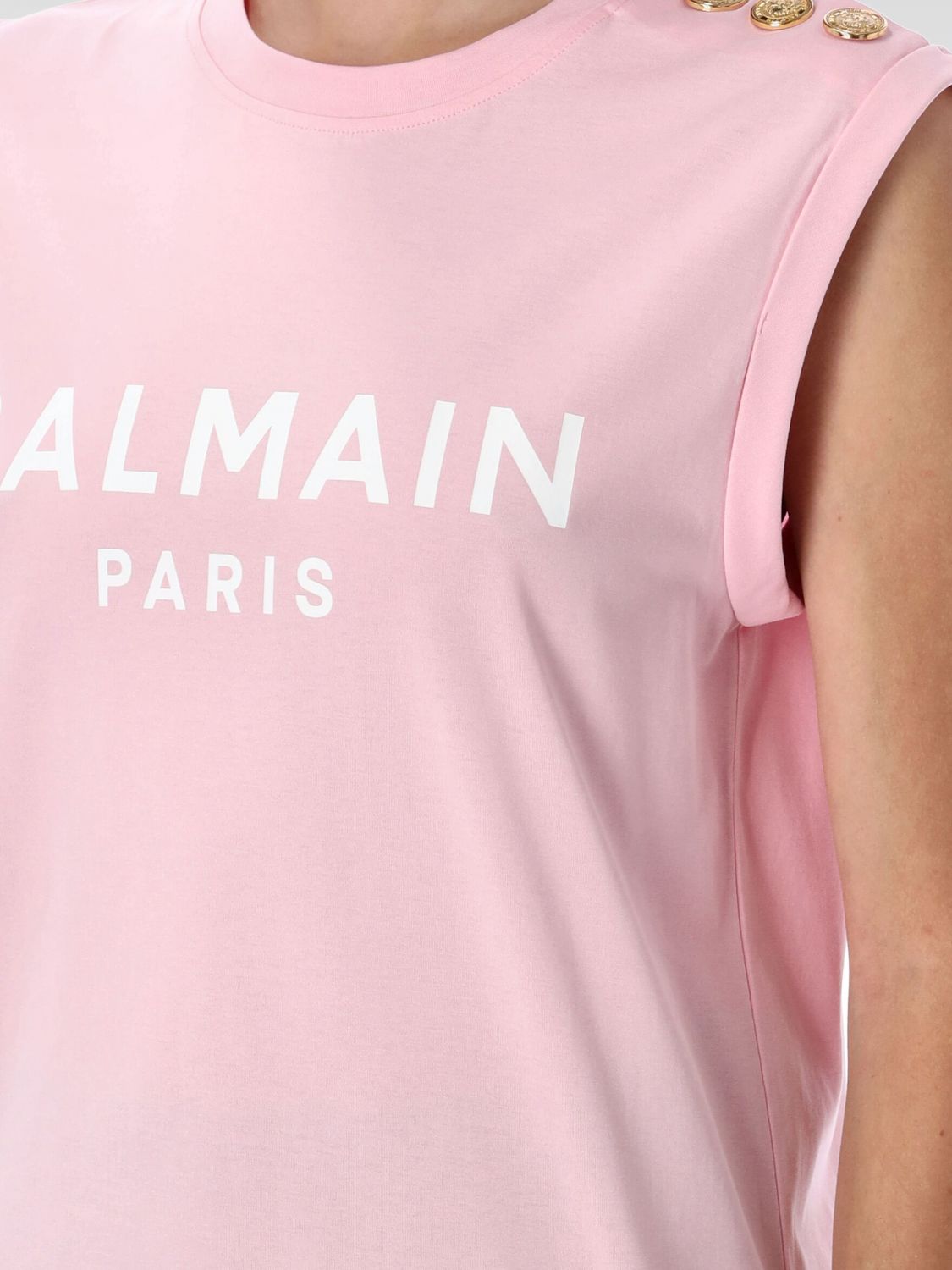 Balmain T Shirt Woman Pink