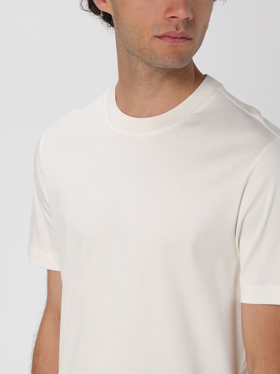 Boss T Shirt Men Beige