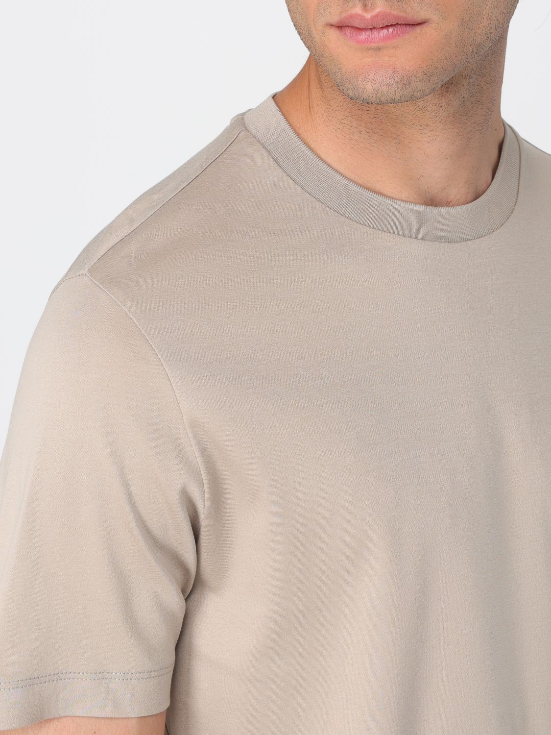 Boss T Shirt Men Beige