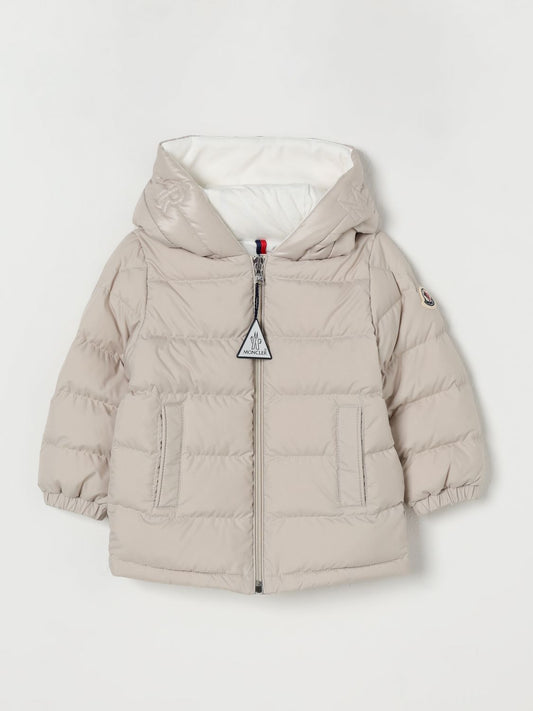 Moncler Coats Kids Beige