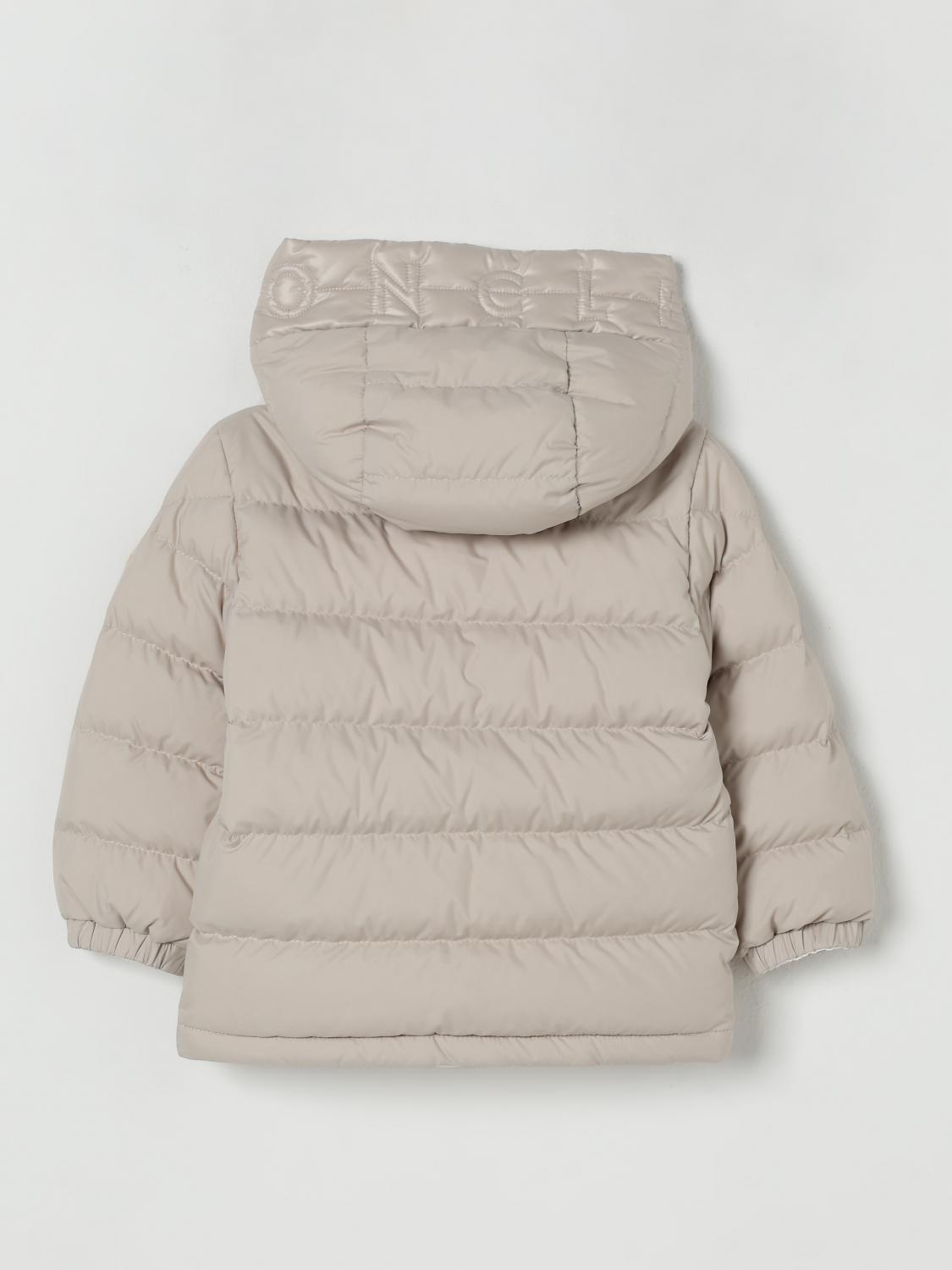 Moncler Coats Kids Beige