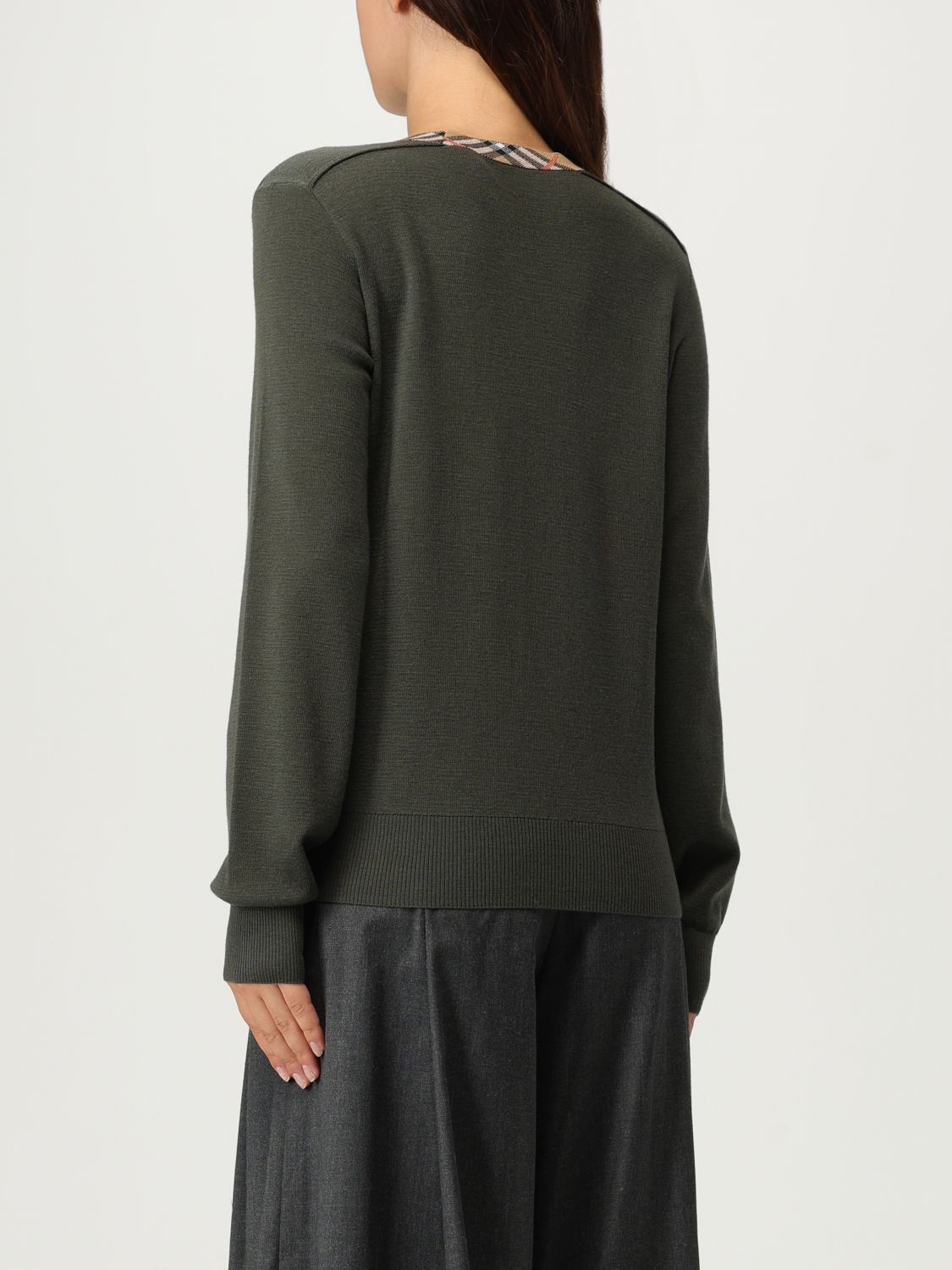Burberry Sweater Woman Grey