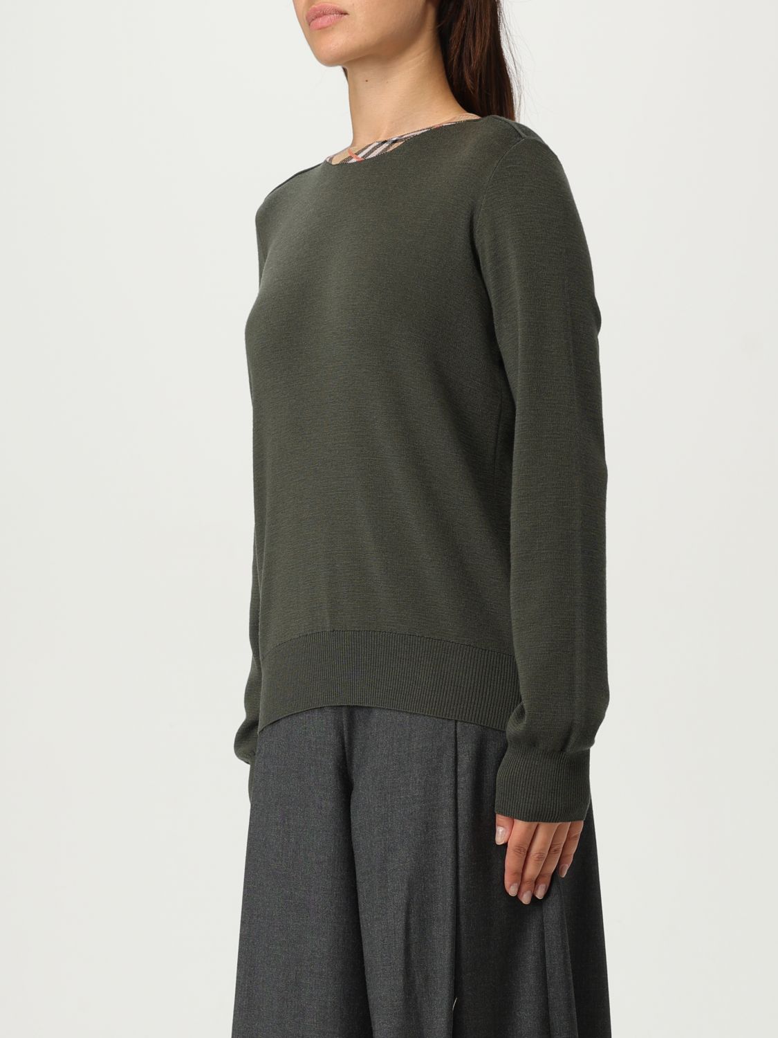 Burberry Sweater Woman Grey